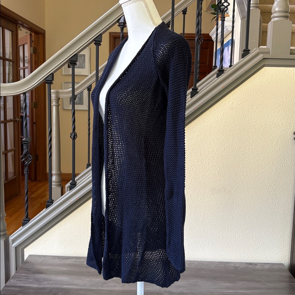 Old Navy Navy Blue Open-Front Knit Cardigan Size Small - Picture 2 of 8